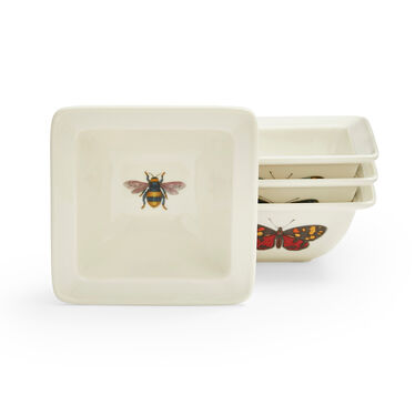 Botanic Garden Set of 4 Small Square Bowls